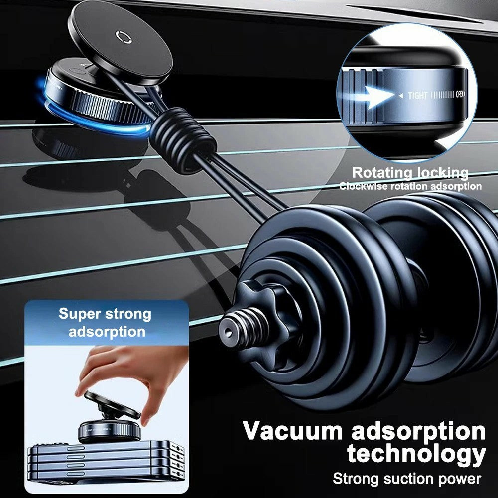 Solid Stand - 360° Magnetic Car Phone Holder With Strong Suction Base