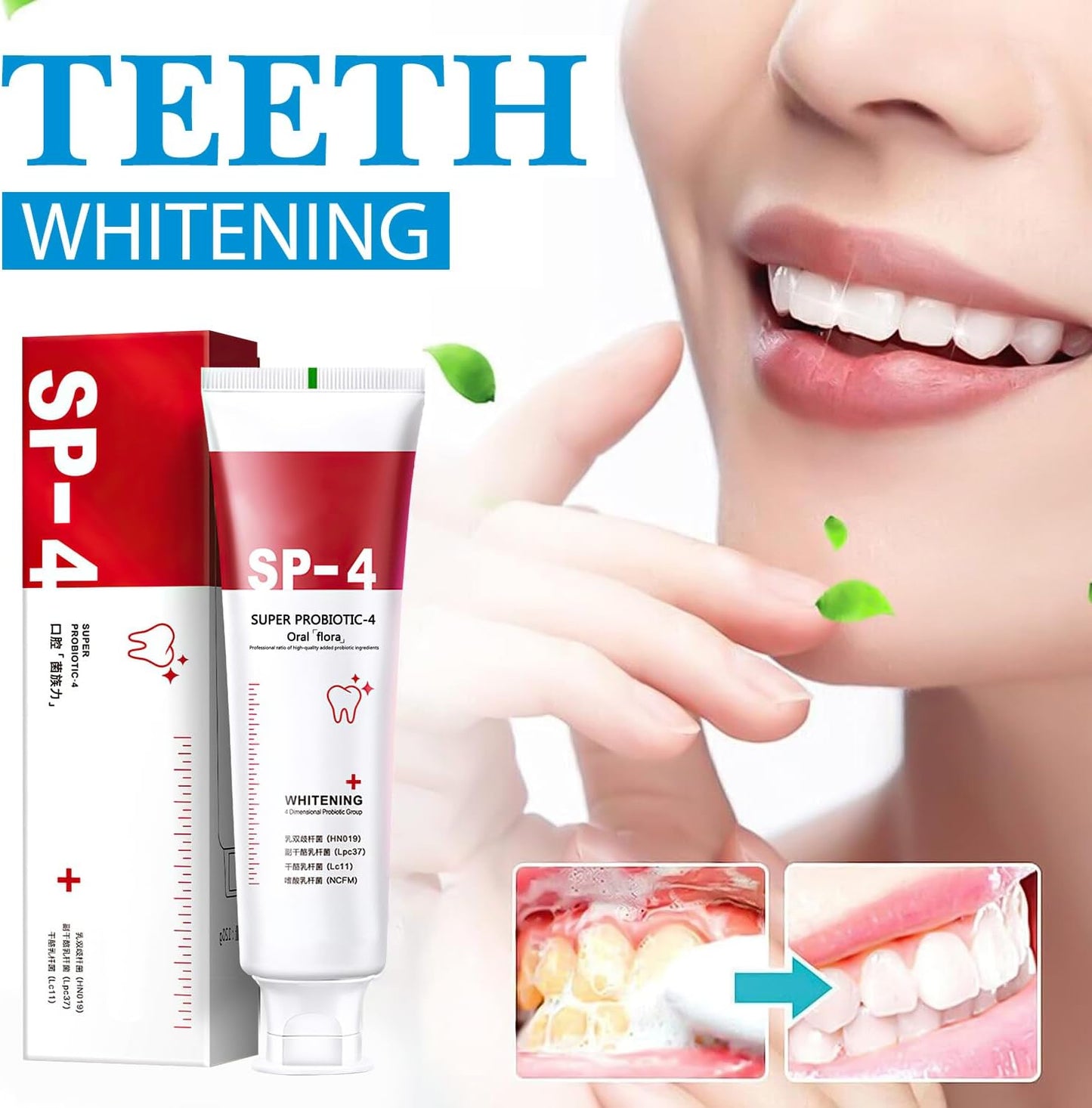 Yayashi SP4 Oral Care Probiotic Whitening Toothpaste