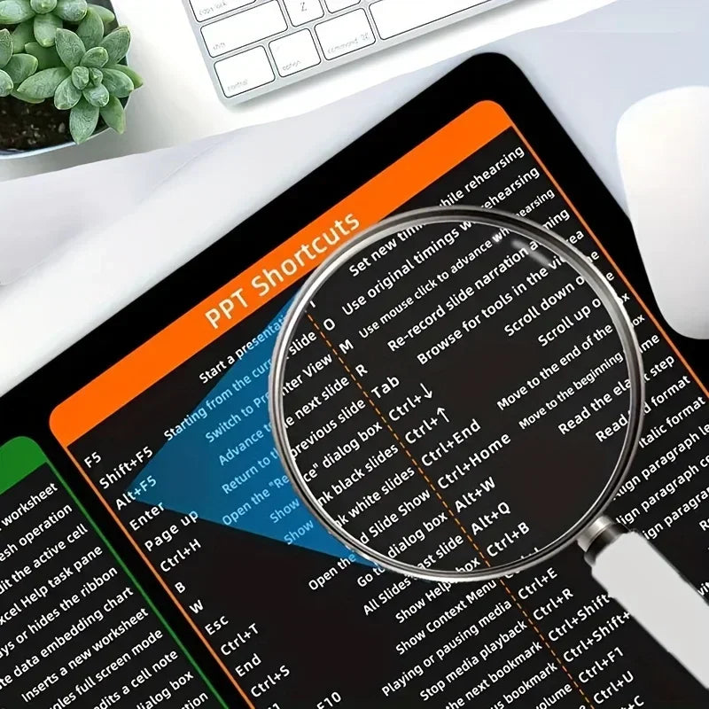 Shortcut Keys Keyboard & Mouse Pad