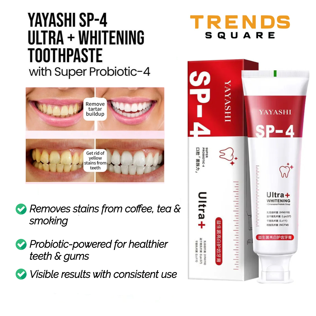 Yayashi SP4 Oral Care Probiotic Whitening Toothpaste